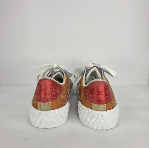 Blowfish Malibu Willa Sneakers Silver Reflect Lace Up Casual Women's Size 6.5 - Picture 8 of 12